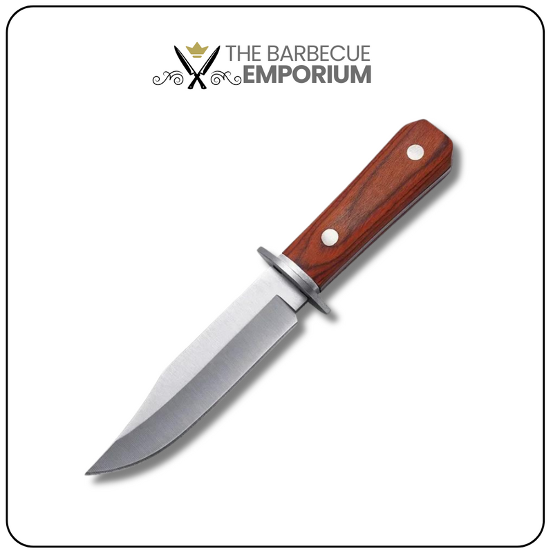 Stainless Steel Fixed Blade Knife - for BBQ