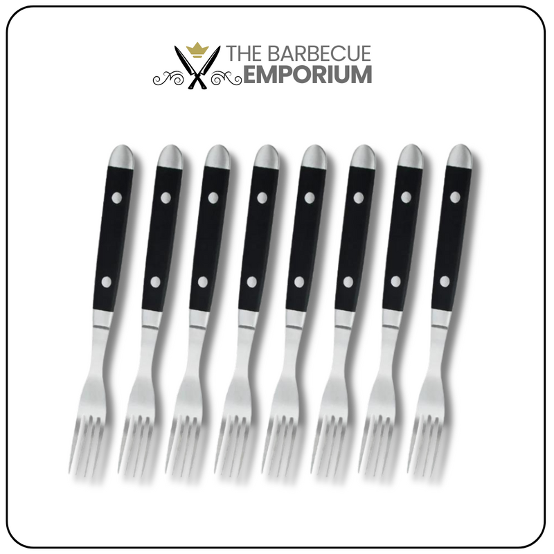 Stainless Steel Steak Knife and Fork Set - 4/6/8 pcs, High-Quality Tableware