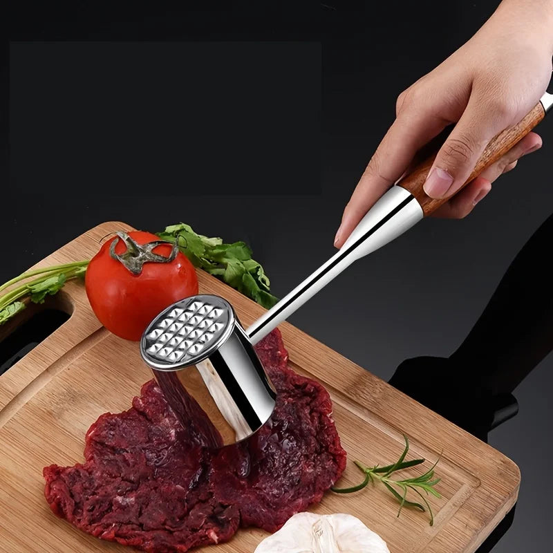 Stainless Steel Meat Hammer and Tenderizer