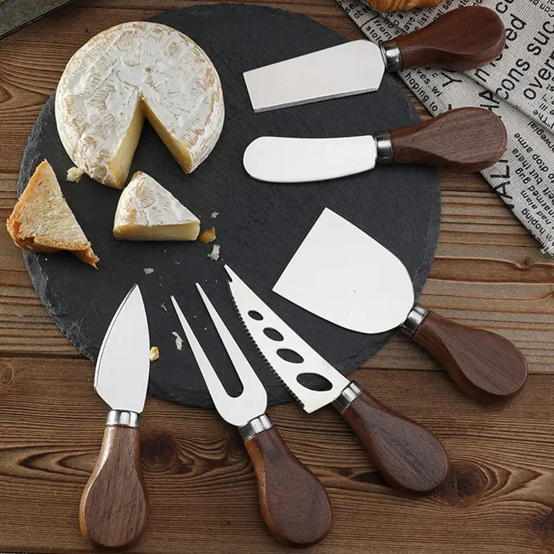 Cheese Knives Set for Charcuterie Boards - 6-Piece Stainless Steel