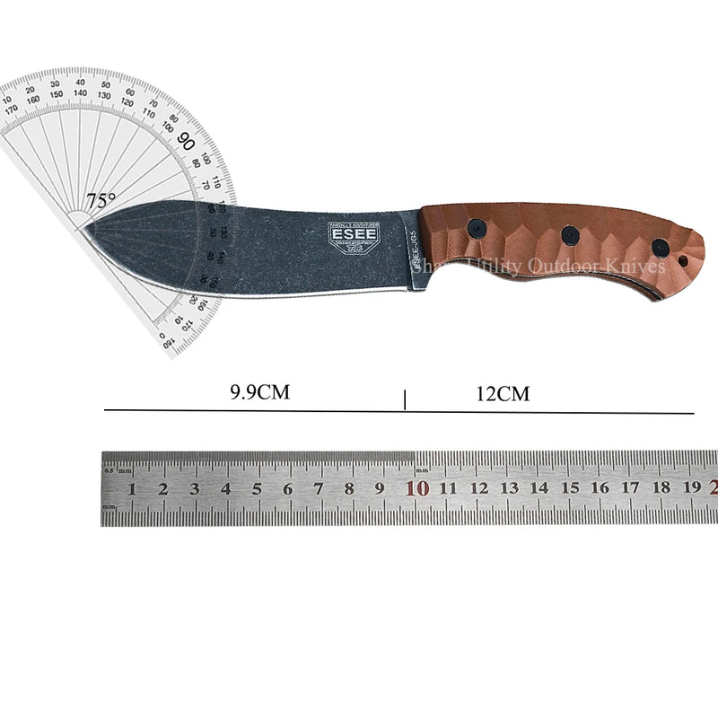 ESEE JG5 BBQ Knife - 1095 Carbon Steel Blade with Sheath