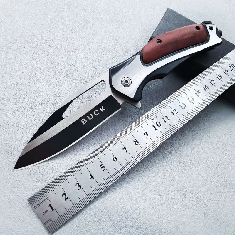 Portable Mini Folding Knife - Compact Stainless Steel Kitchen Utility Tool