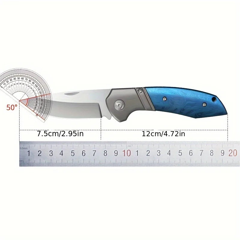 Portable Stainless Steel Fruit Knife - Sharp, High Hardness, Multifunctional