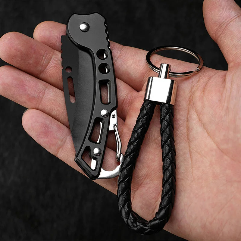 Portable Multifunction Keychain Knife - Stainless Steel