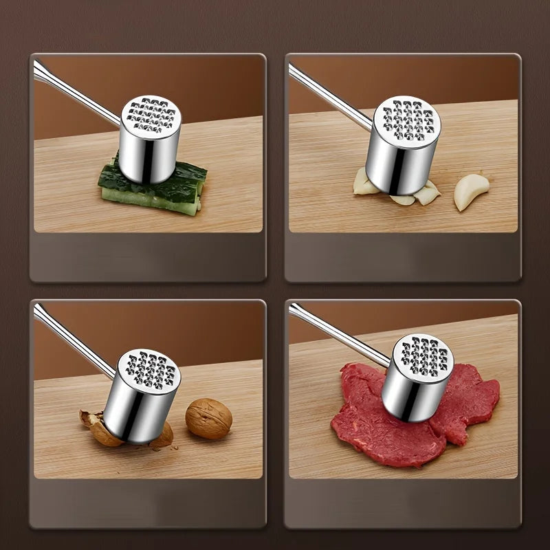 Stainless Steel Meat Hammer and Tenderizer