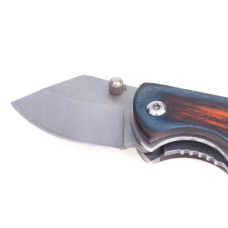 Mini Folding Knife with D2 Handle - Keychain EDC Tool