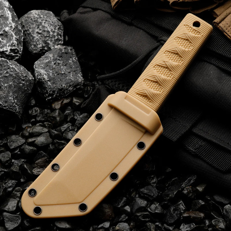 Steel Fixed Blade Outdoor Knife